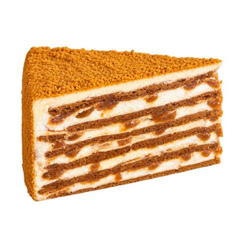 Honey cake piece